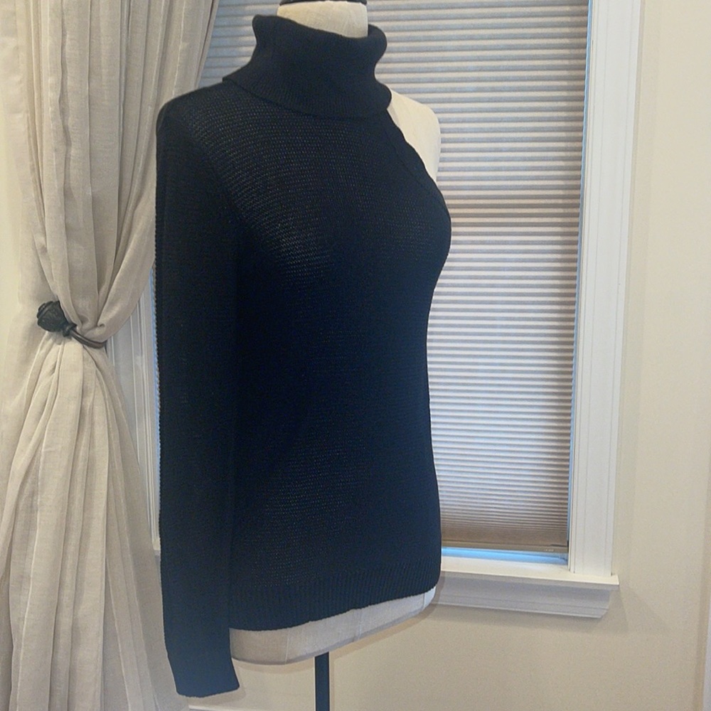 Bcbgeneration One Shoulder Turtleneck Sweater - image 7